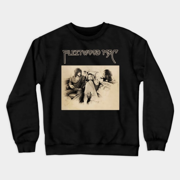 fleetwood mac || retro Crewneck Sweatshirt by ramon parada